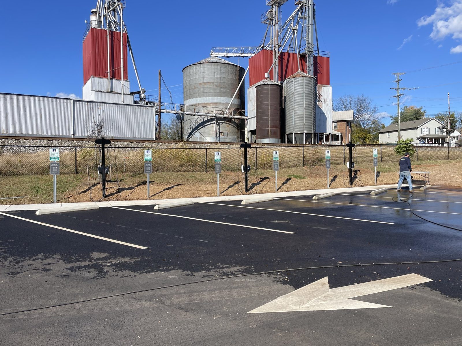Commercial EV charging stations installed by GreenKey
